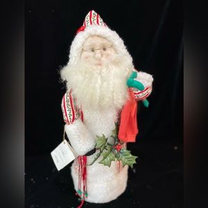 Artist created, handmade, one of a kind, vintage Santas.